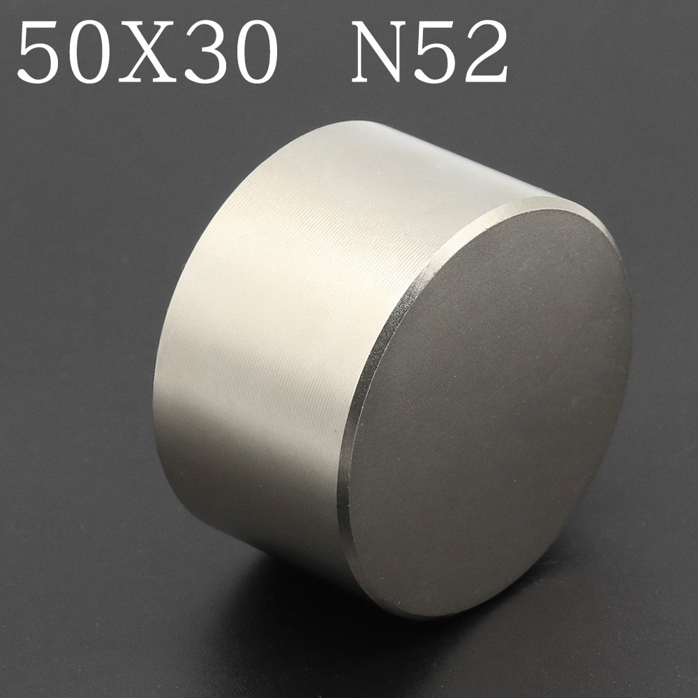 1 Pcs Magnet N52 40X20 50X20 50x30 mm Round Strong Search Magnet Neodymium Magnet Rare Earth
