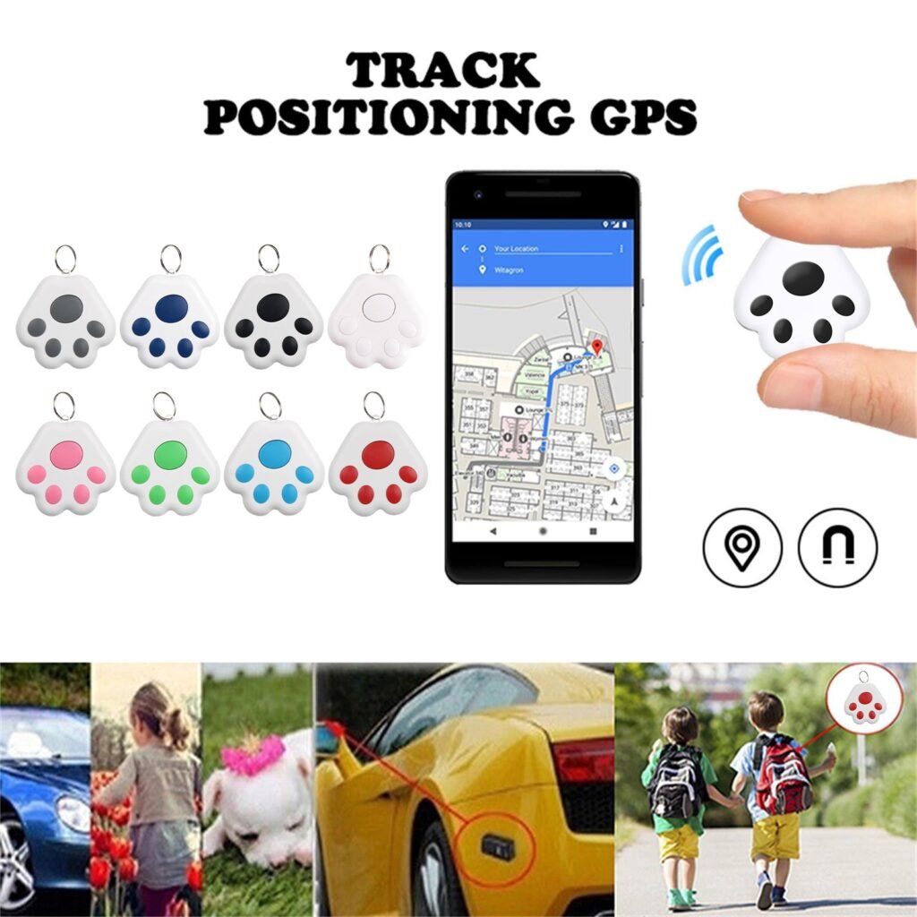 1677531925 Smart Bluetooth mobile phone alarm dog claw key chain pendant two way search locator anti loss