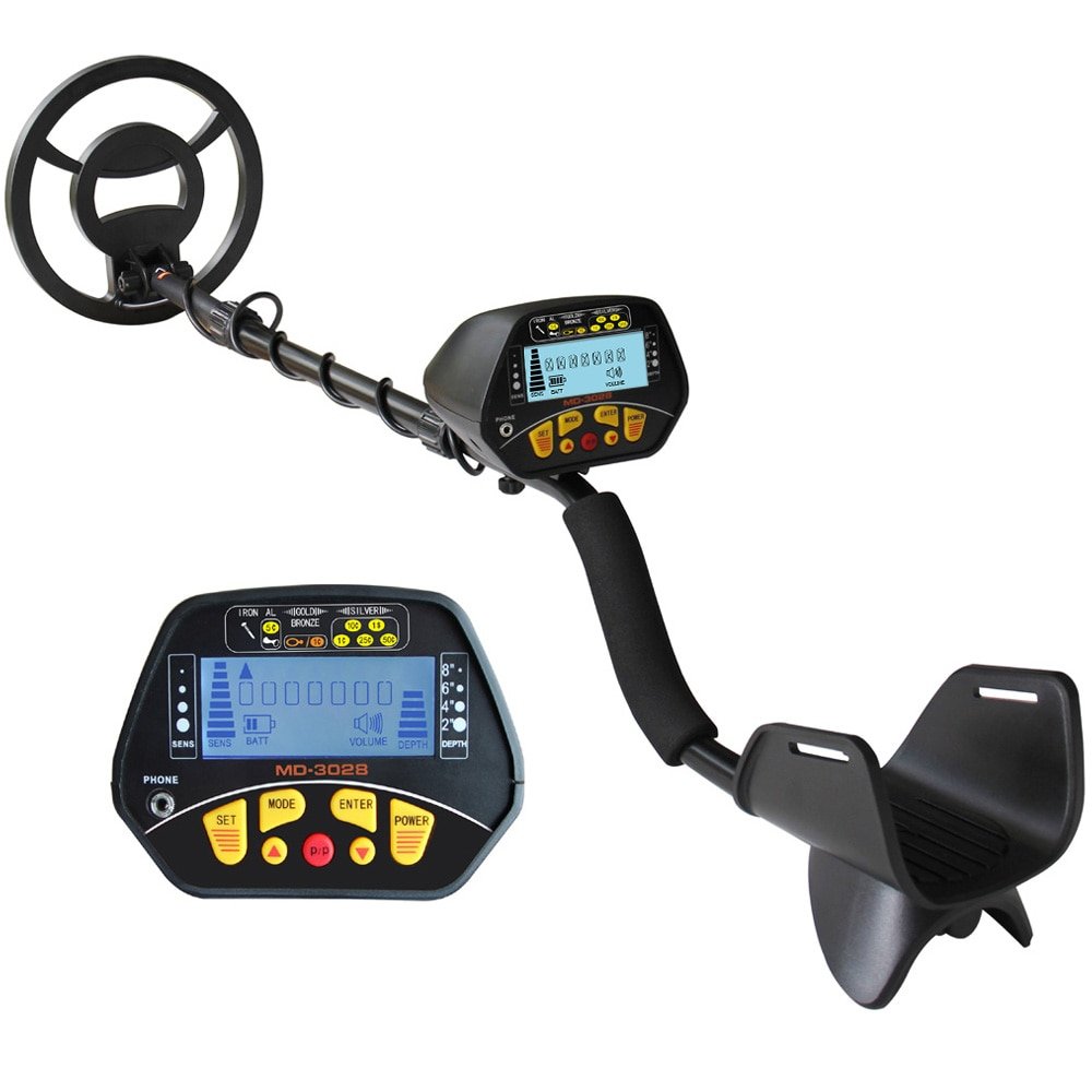 High Sensitivity Metal Detector MD 3028 Metal Detecting Pinpoint Waterproof Search Coil Ferrous and Non Ferrous