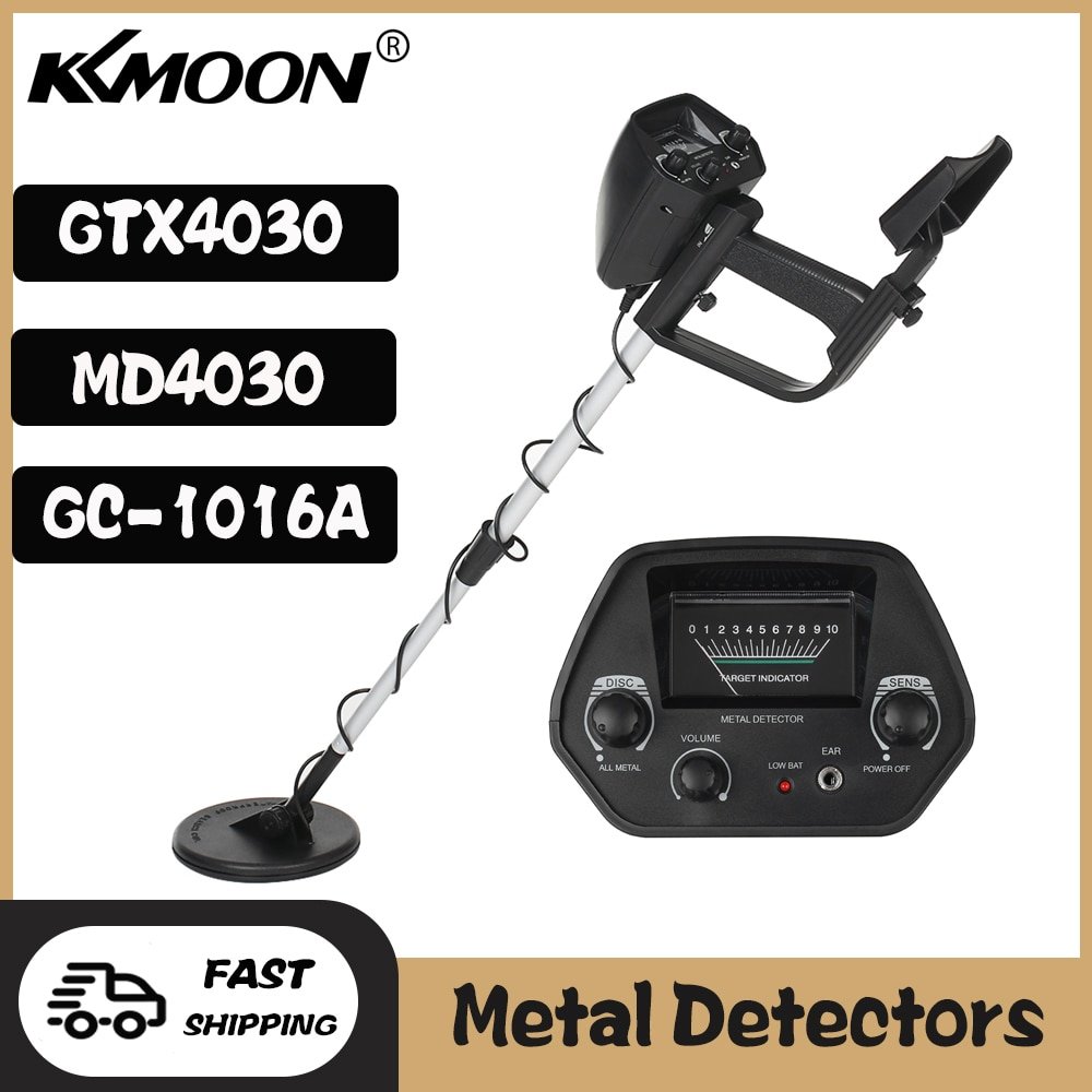 KKMOON MD 4030 Upgrade GC 1016A Professional Underground Wire Iron Metal Gold Detector Adjustable Tracker for
