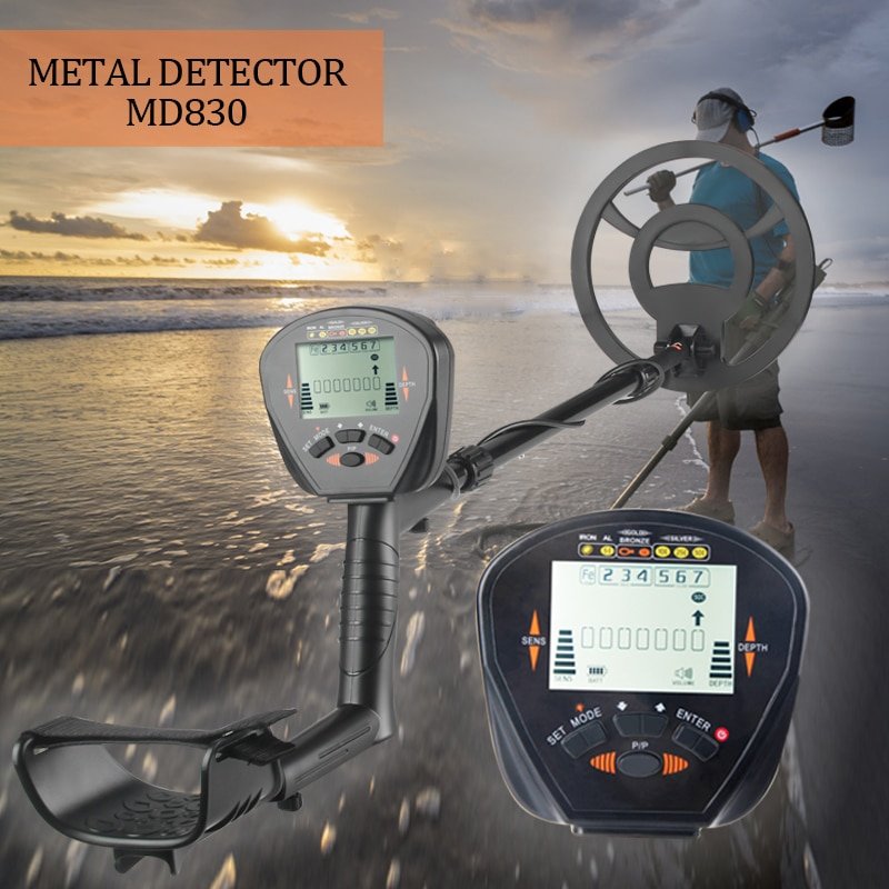 MD 830 Metal Detector Underground Depth 2 5m Scanner Search High precision Gold Detector Treasure Hunter
