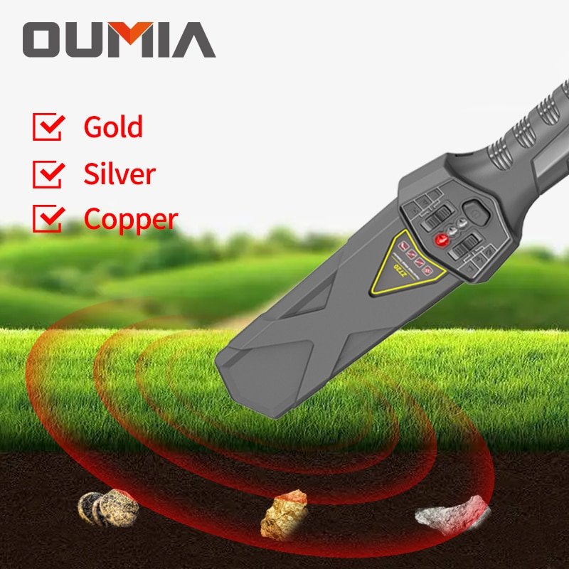 Metal Detector Underground Professional Depth Search Finder Gold Detector Treasure Hunter Detecting Pinpointer Waterproof