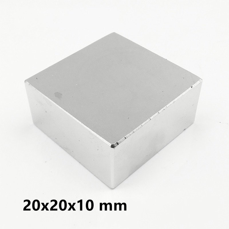 1 2 5 10pcs 20x20x10 mm Search Quadrate Magnet 20mm 20mm Stong Magnets 20x20x10mm Powerful Neodymium
