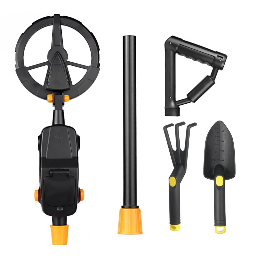 1680132810 Children Lightweight Handheld Metal Detector Gold Digger Treasure Hunter Tracker Seeker with Waterproof Search Coil for