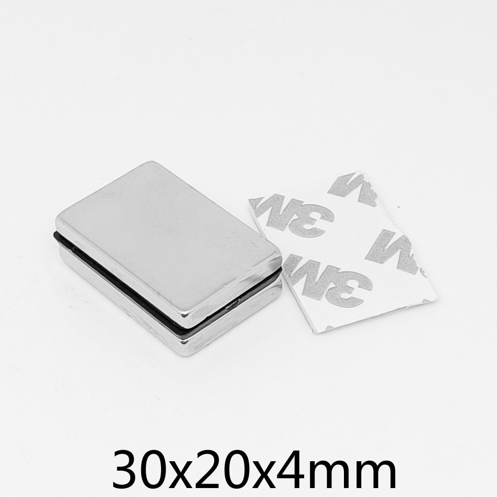 2 5 10 15 20 30PCS 30x20x4mm Strong Search Magnet Sheet 30 20 4 Block Permanent