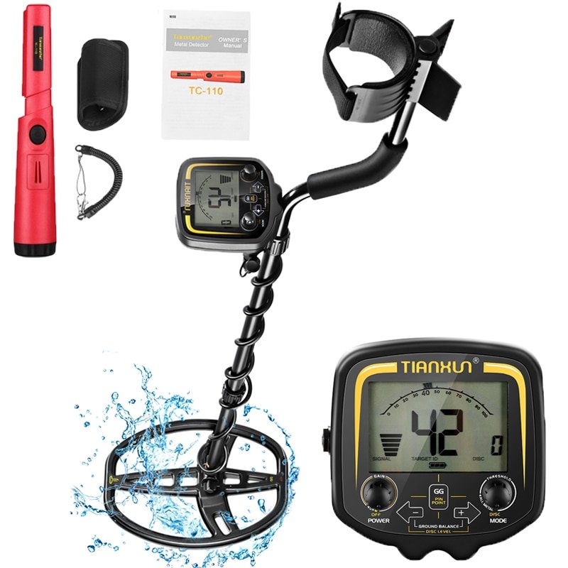 2022 New underground metal detector professional depth 2 5 meters search finder Hunter tool waterproof gold