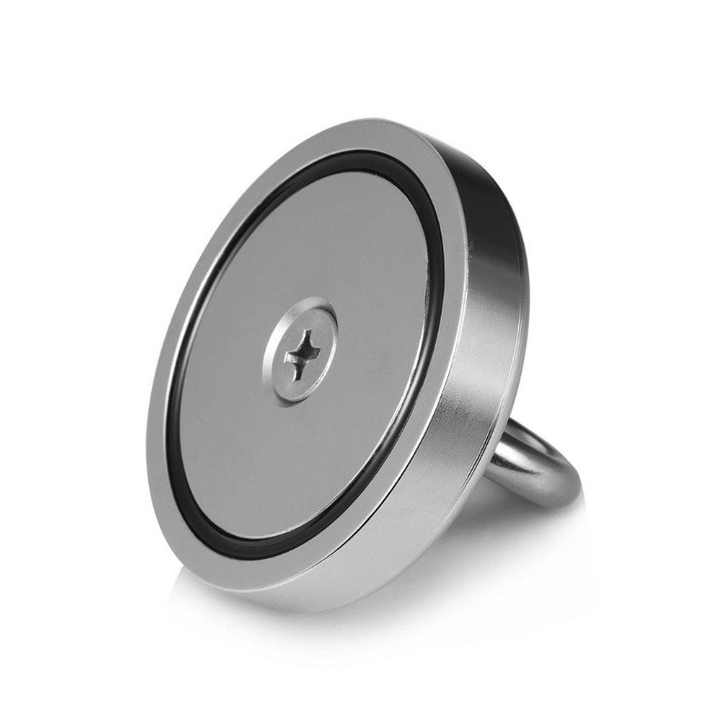 D75mm Fishing Magnet NdFeB Strong Neodymium Magnets Rare Earth Search Magnetic Rings Super Powerful Salvage Magnets