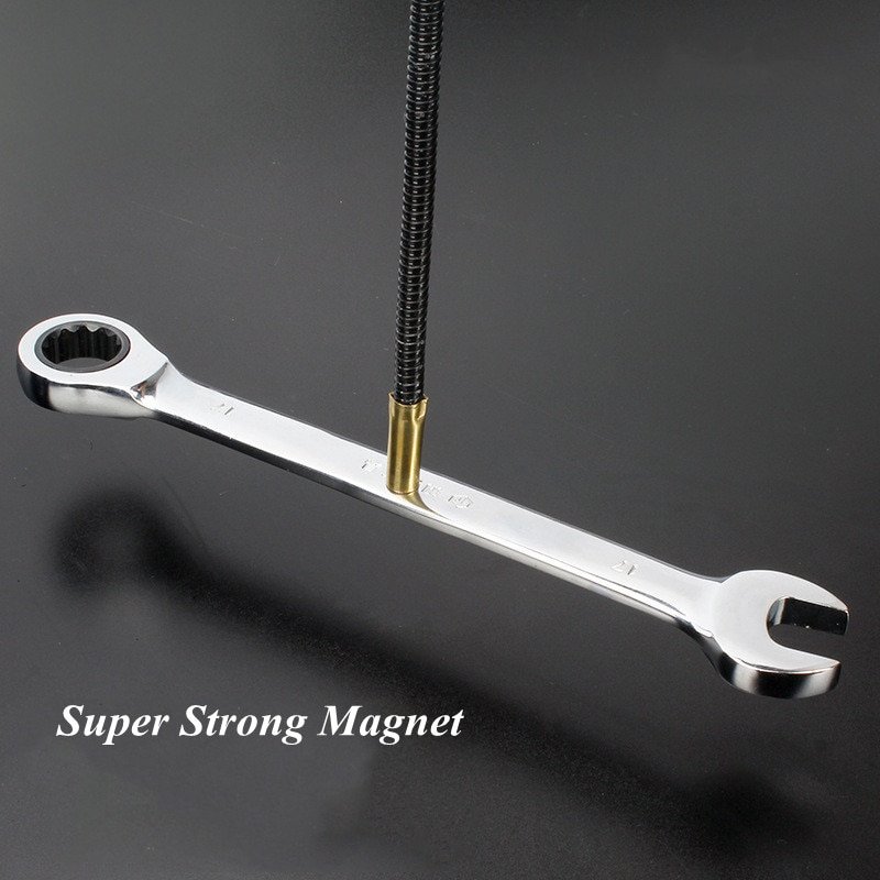 Flexible Pick Up Magnet Long Spring Picker Car Repair Catcher Metal Screw Parts Searcher for Neodymium