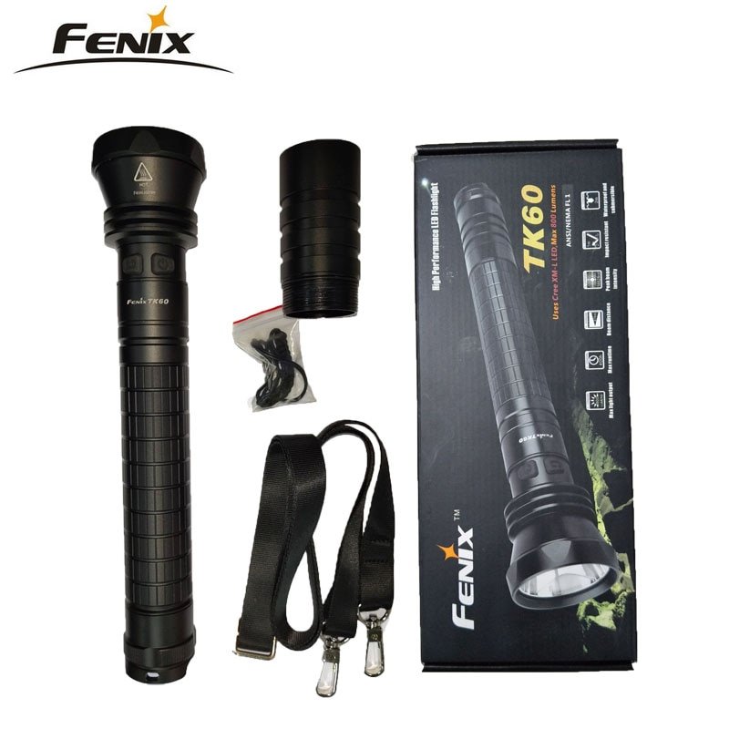 Free Shipping Fenix TK60 Flashlight Cree XM L LED Torch 800 Lumen 6 Modes High Power