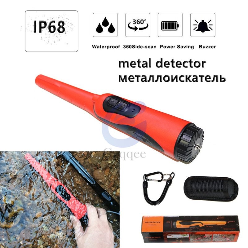 Handheld Metal Detector Depth Pinpointing GP pointer Gold Finder Search Treasure Hunter Kits Static Alarm with