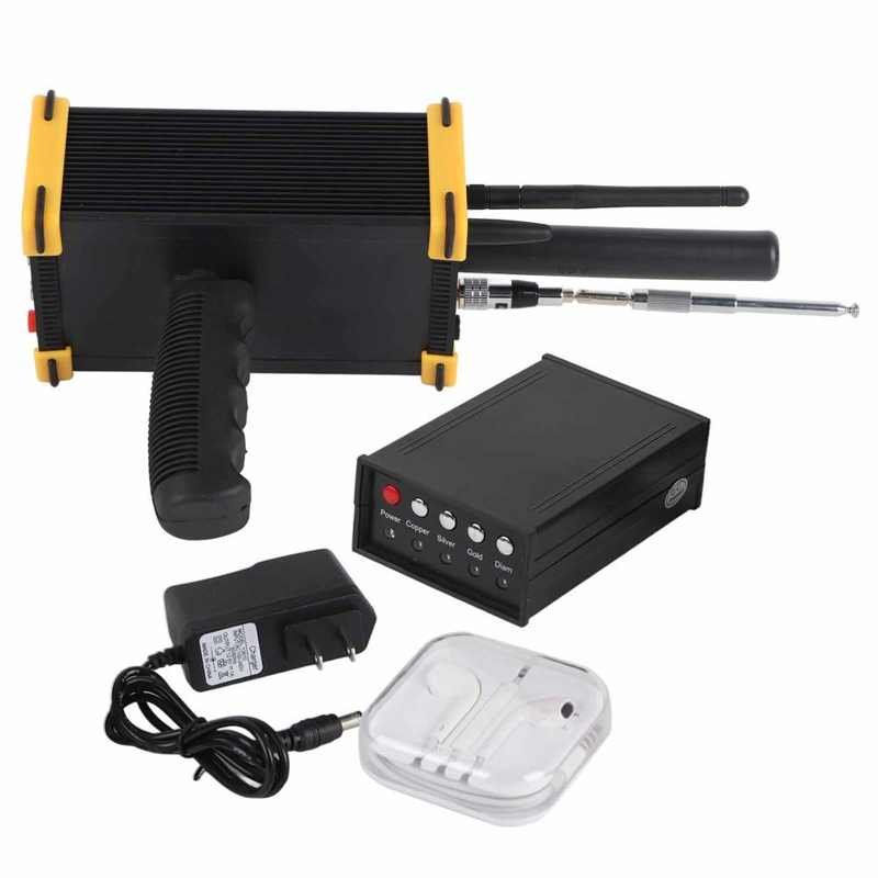 Handheld Treasure Finder High Accuracy Metal Search System 3280ft Range Metal Finder Scanner Device Yellow