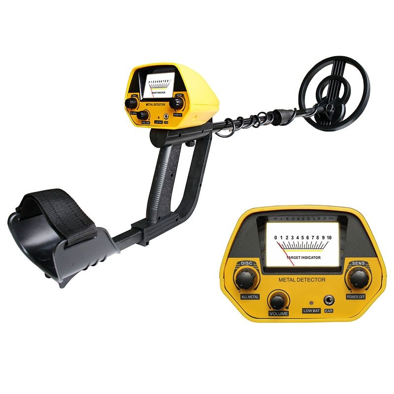 MD5090 Underground Gold Metal Detector Finder Objects Buried Search Treasure Hunting Material Check Equipment with Headphones