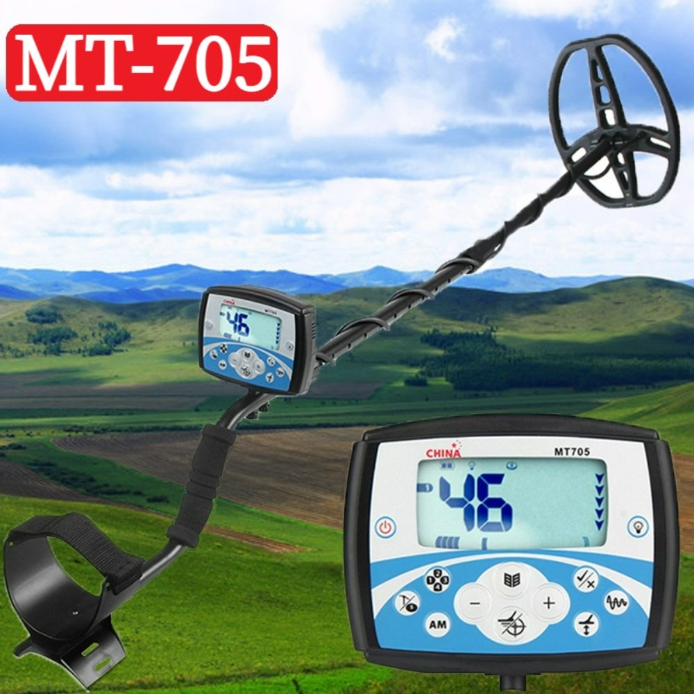 MT705 Metal Detector Professional Underground Gold Scanner Depth 2 5m treasure hunter pointer Waterproof Search Coil