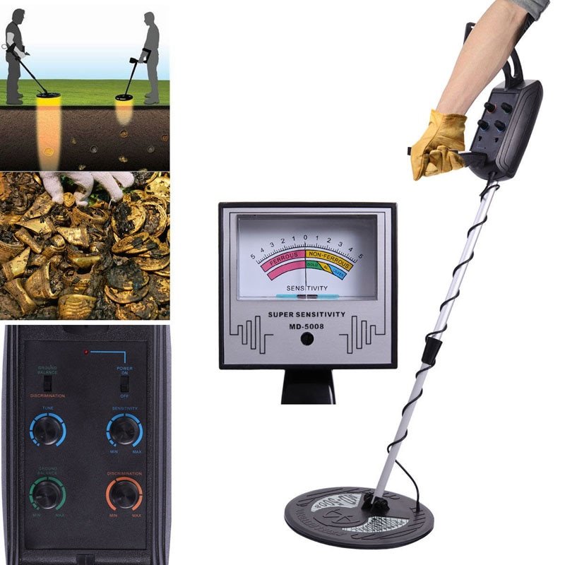 Metal Detector Underground Professional Depth 2 5m Search Finder Gold Detector Treasure Hunter Detecting Pinpointer Waterproof