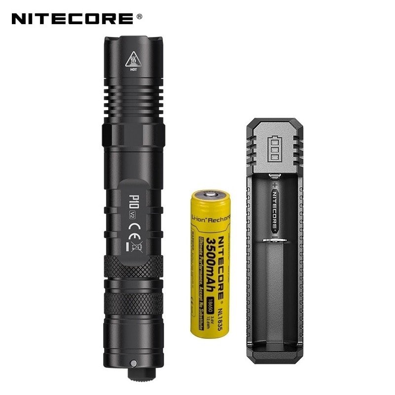 NEW NITECORE P10 V2 18650 LED flashlight CREE XP L2 V6 LED 1100 Lumen Outdoor waterproof