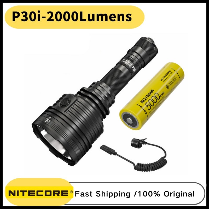NITECORE P30i Strong Light Flashlight CREE XHP35 HI LED 1200LM USB C Rechargeable With Battey For
