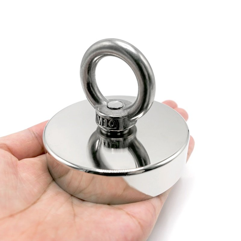Neodymium Magnet 1pc Super Strong Search Magnet D20 D90 Salvage Fishing Magnetic Hook Deep Sea Fishing