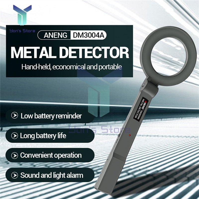 New Metal Detector Tester Handheld High Sensitive Scanning Detection Instrument Multifunctional Test Search Metal High Precision
