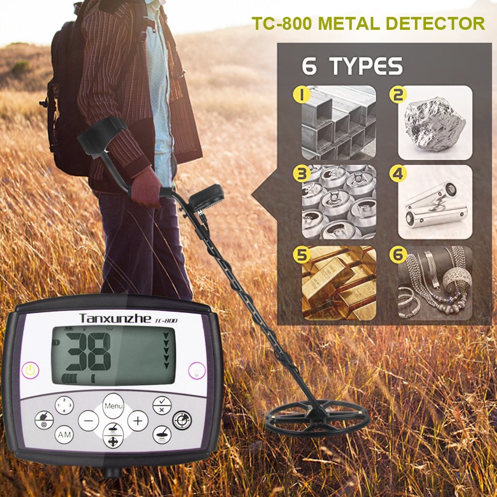 Overseas Inventory Metal Detector Underground Professional Depth Search Finder Gold Detector Treasure Hunter Detecting Pinpointe