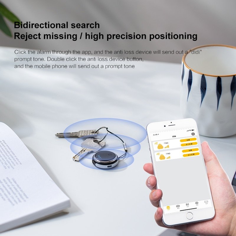 Positioning Search Smart Mini Gps Tracker For Pet Dog Cat Keys Wallet Bag Two way Alarm