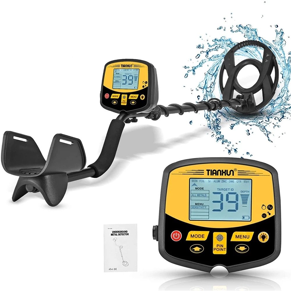 Professional Underground Metal Detector TX 950 LCD Display 11 inch High Accuracy Waterproof Search Coil TX