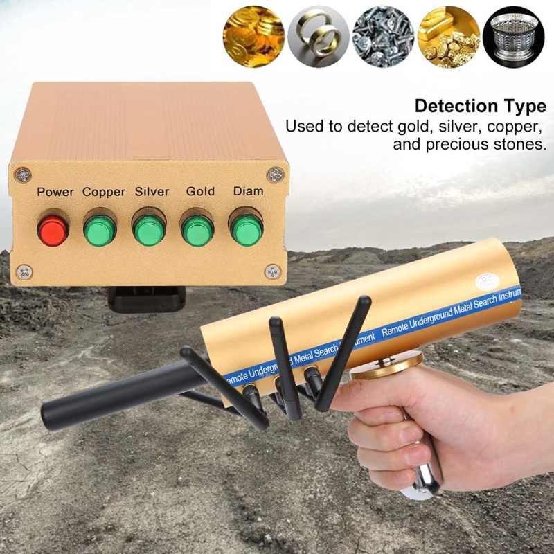 Remote Metal Detector 20M Depth 1000M Search Range 6 Antenna Metal Finder Scanner AU Plug 110V
