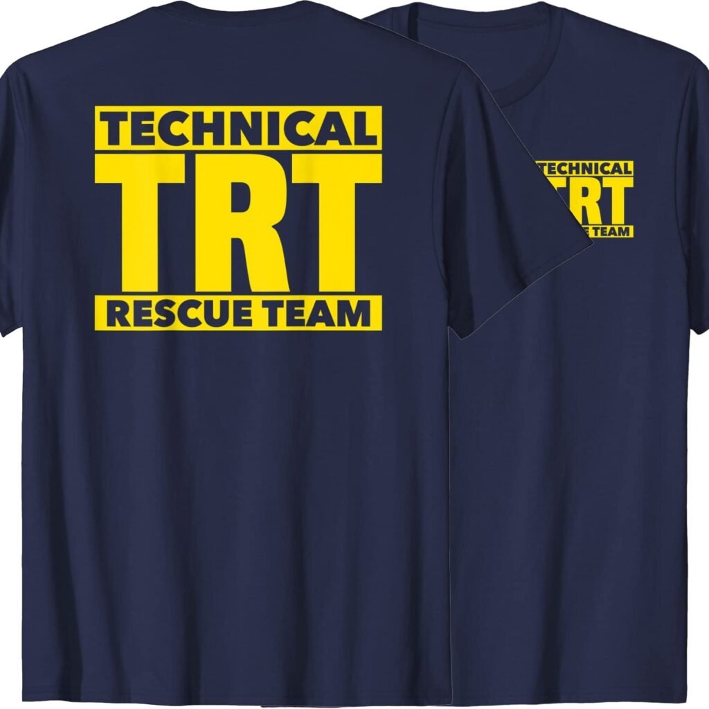 Rescue Team Uniform TRT Fire Search EMS EMT Duty T Shirt Summer Cotton O Neck Short