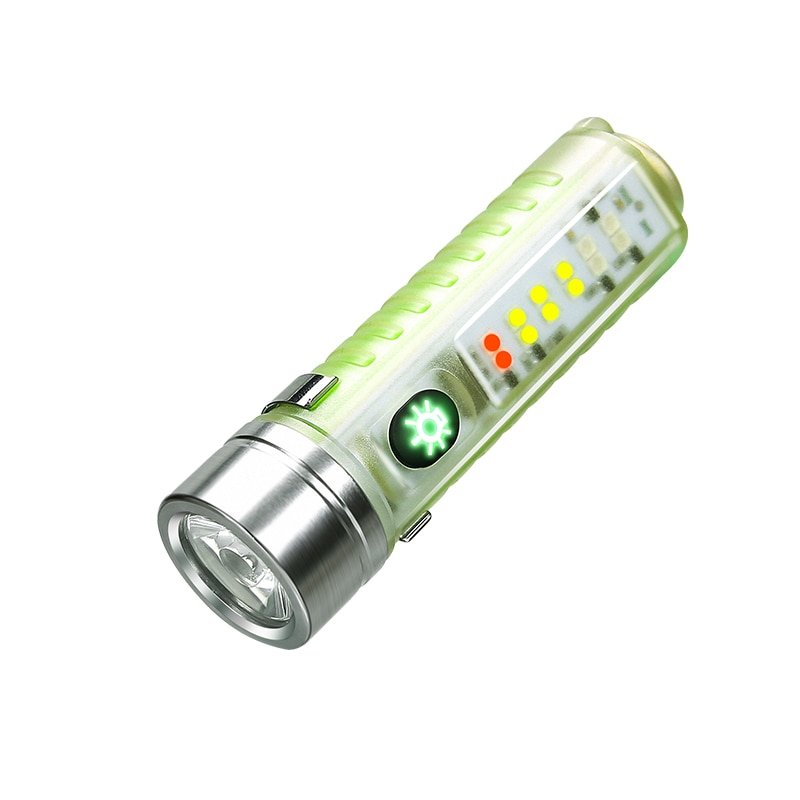 Super Bright LED Flashlight Fixed Focus L2 Lighting White Red Blue Purple Side Light Fishing Searching
