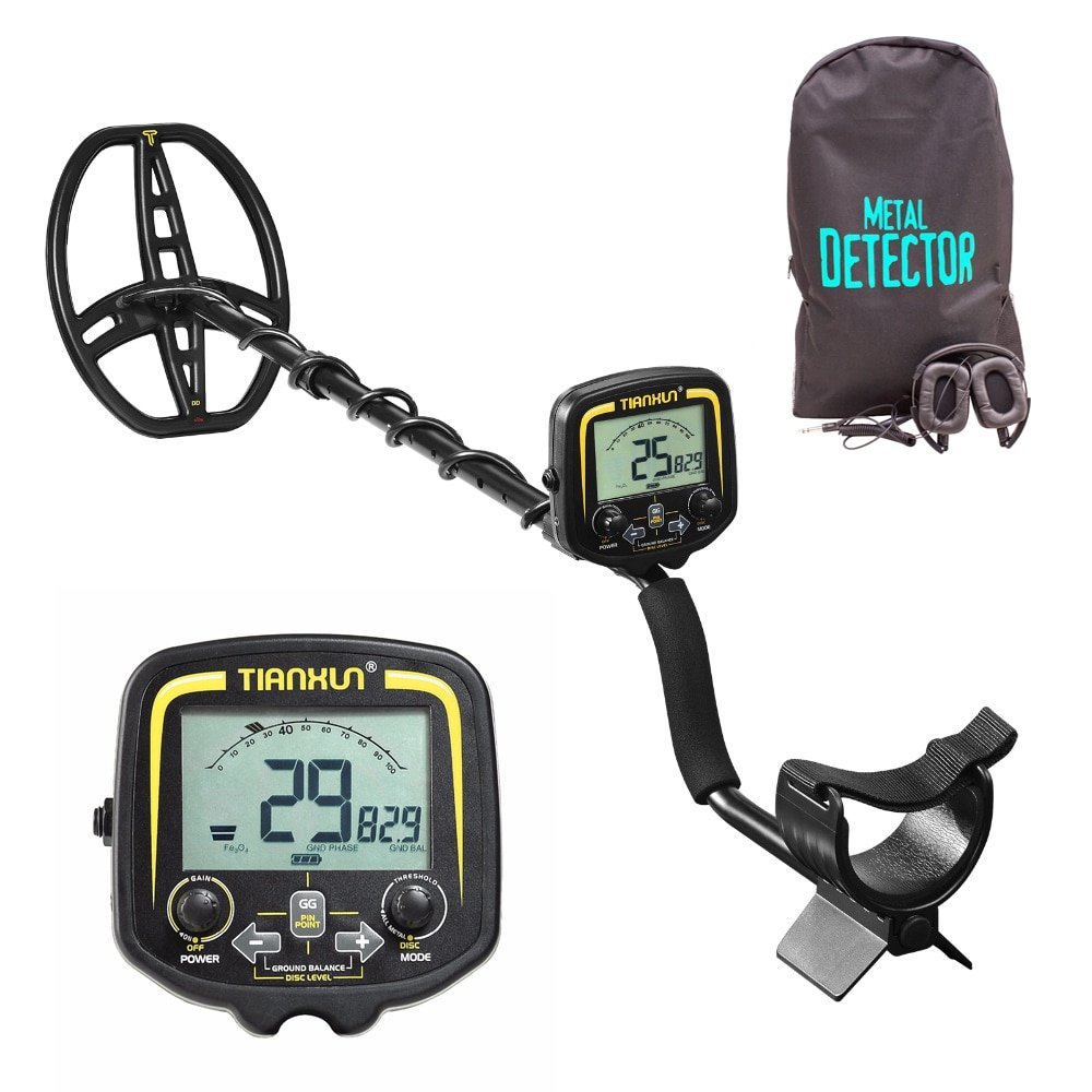TX 850 Pofessional Undergrdoun Metal Detector LCD Display Gold Digger Treasure Hunter with 11inch High Sensitivity