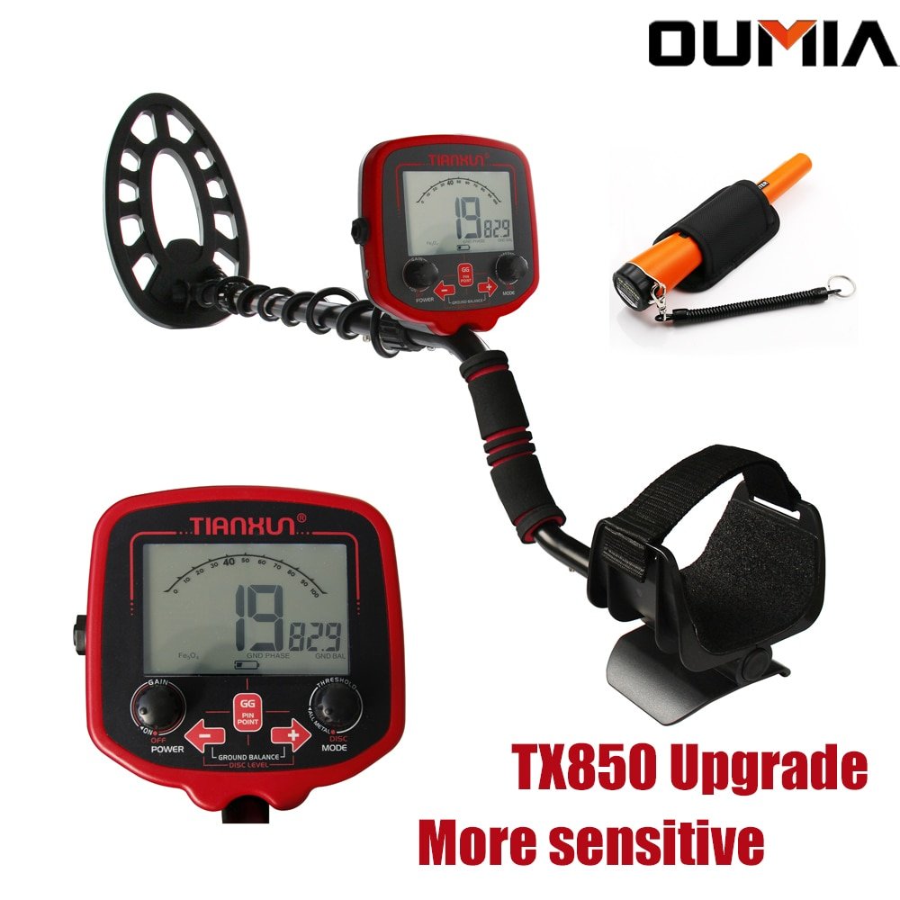 Upgrade Metal Detector TX850 Underground Depth 2 5m Search Finder Gold Detector Treasure Hunter Waterproof Detecting