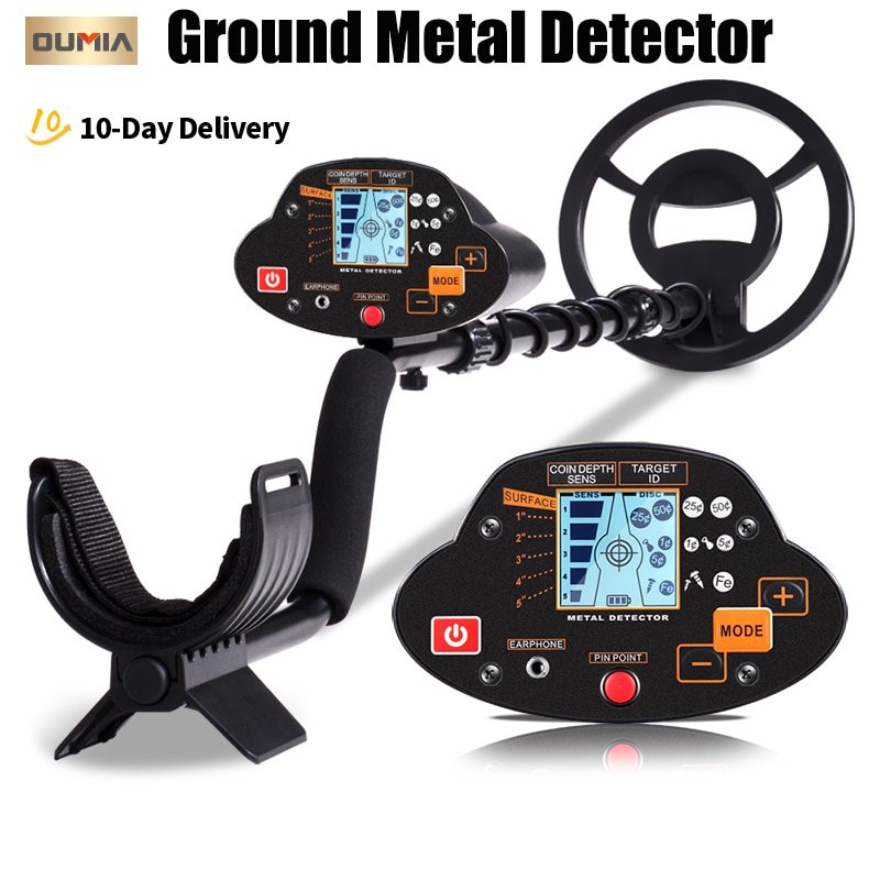 detector de metales Professional Ground Metal Detector Adjustable Balance Disc Pin pointer Modes Upgraded Hunter Detecting