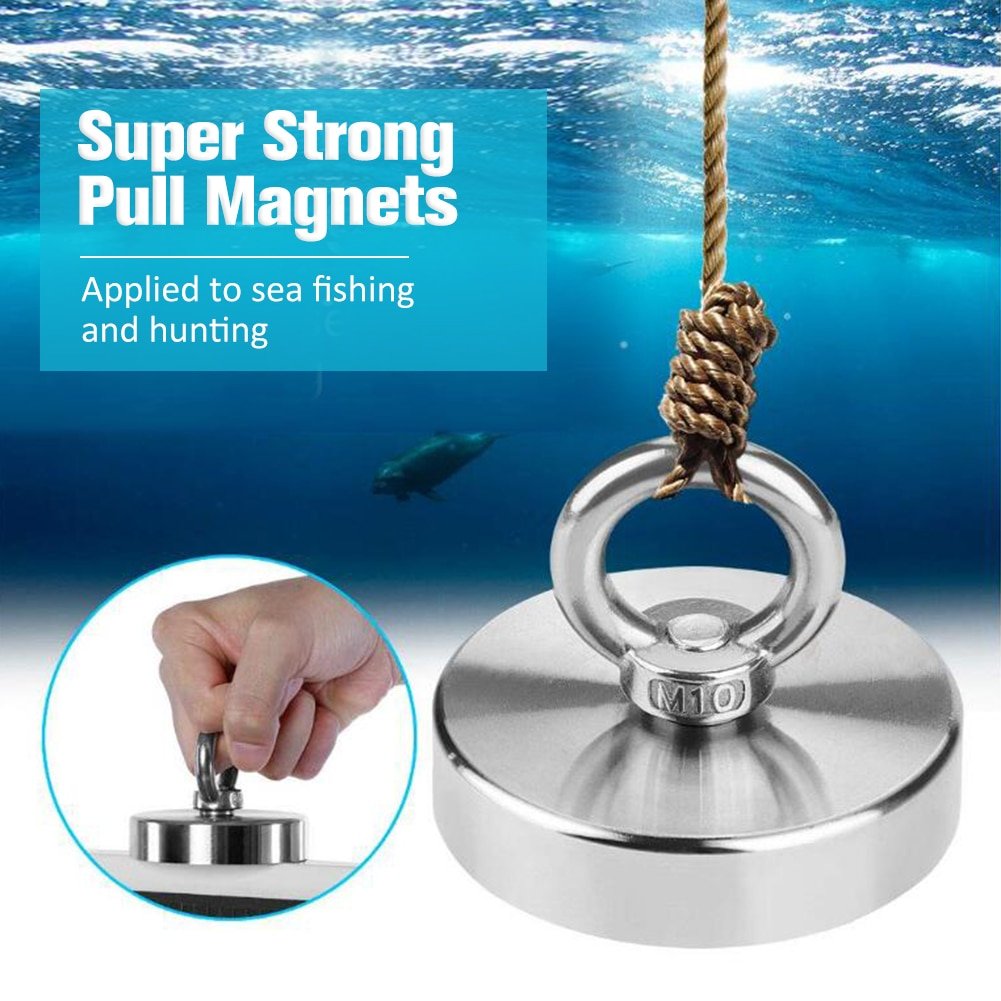 D20 D90 Search Magnet Ultra Strong Neodymium Magnets Fishing Strong Magnetic Rings Powerful Salvage Magnet Rare