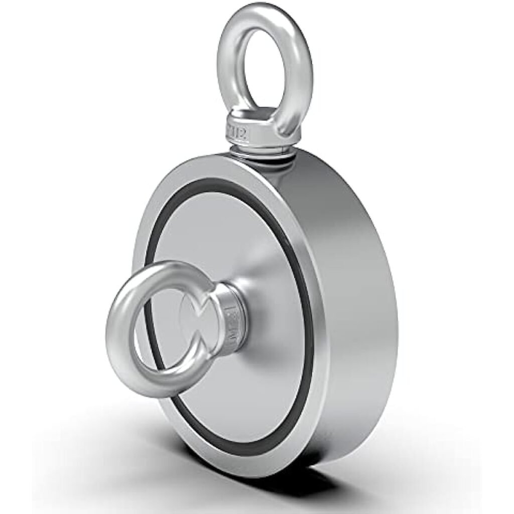 Strong Neodymium Magnet Double Side Search Magnet Hook Super Power Salvage Fishing Magnetic D48 D94MM Max